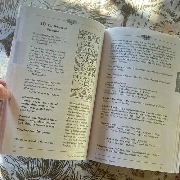 Vintage The Sacred Tarot Unveiled Allyson Walsh Tarot Cards Workbook Guide 90s - Picture 10 of 12